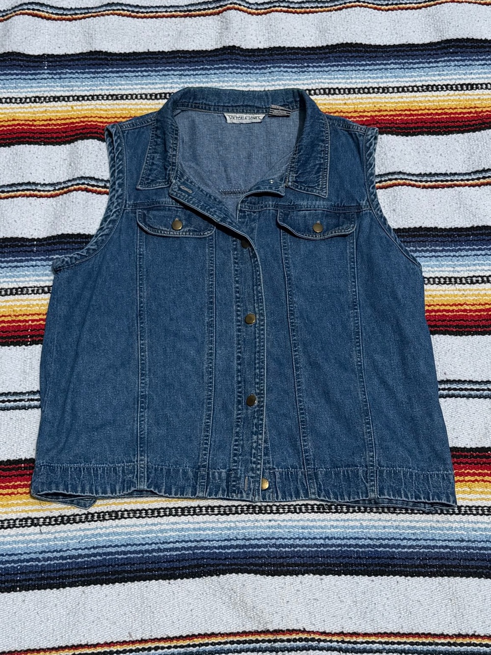 Victoria Jones Vintage Denim Vest